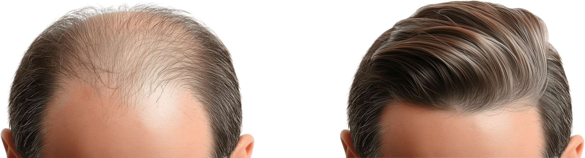 Before and After Hair